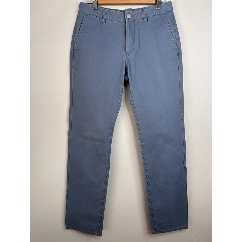 Bonobos Mens Washed Chinos Slim Straight Blue Gray Pants 30x32